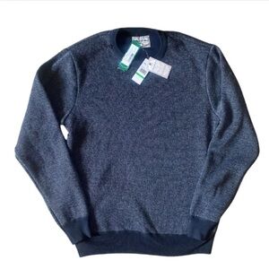 Flag & Anthem Bedford Crewneck Fleece Men's Navy Crewneck Sweater Size L